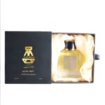 Alpha Heat by Velvet Vapour in its open black-and-gold gift box