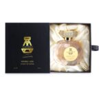 Wrinkle Luxe by Velvet Vapour in its open black-and-gold gift box